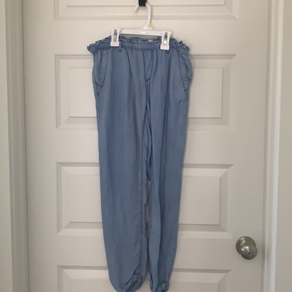 Bohemian style jeans with matching navy top (outfit) - Picture 2 of 6